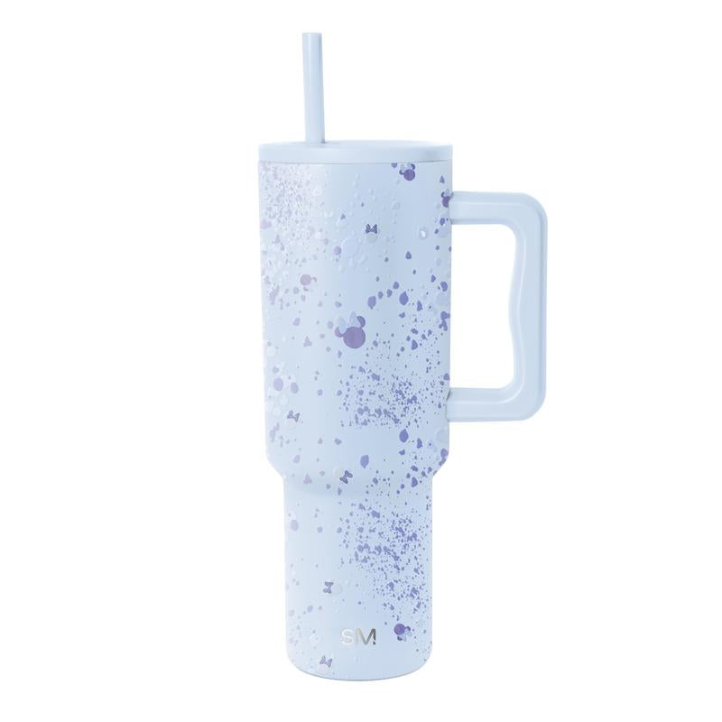 Simple Modern 40Oz Trek Tumbler with Handle and Straw Lid - Vacuum Insulated Stainless Steel, Reusable, Cupholder Friendly
