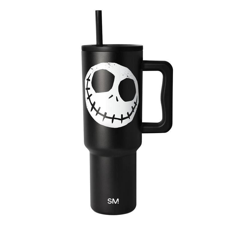 Simple Modern 40Oz Trek Tumbler with Handle and Straw Lid - Vacuum Insulated Stainless Steel, Reusable, Cupholder Friendly