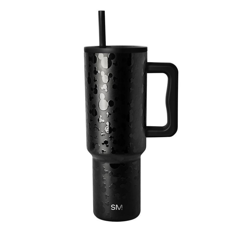 Simple Modern 40Oz Trek Tumbler with Handle and Straw Lid - Vacuum Insulated Stainless Steel, Reusable, Cupholder Friendly