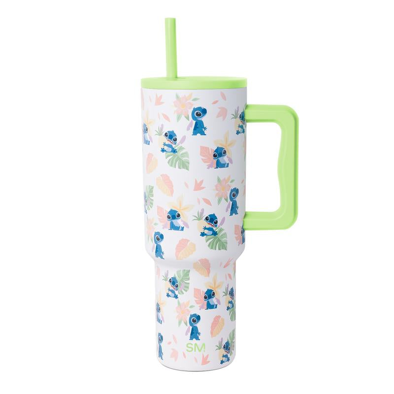 Simple Modern 40Oz Trek Tumbler with Handle and Straw Lid - Vacuum Insulated Stainless Steel, Reusable, Cupholder Friendly