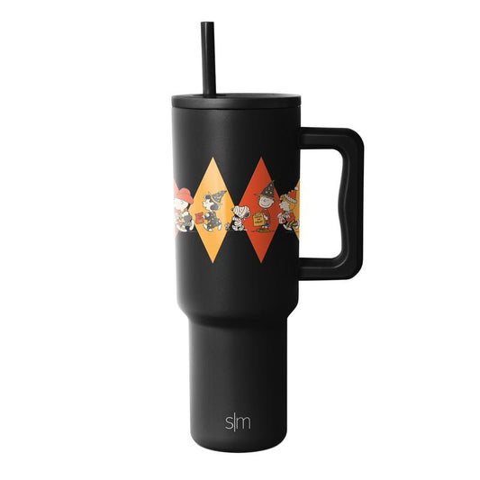 Simple Modern 40Oz Trek Tumbler with Handle and Straw Lid - Vacuum Insulated Stainless Steel, Reusable, Cupholder Friendly