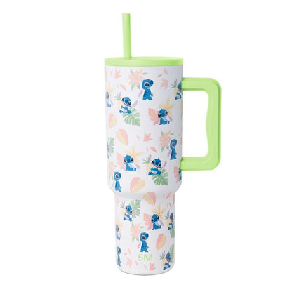 Simple Modern 40Oz Trek Tumbler with Handle and Straw Lid - Vacuum Insulated Stainless Steel, Reusable, Cupholder Friendly